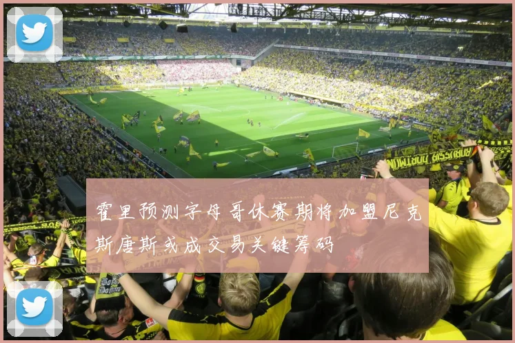 霍里预测字母哥休赛期将加盟尼克斯唐斯或成交易关键筹码